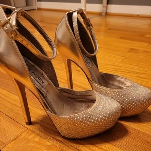 Gold Steve Madden Heels